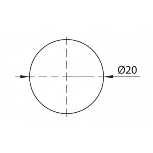 Заглушка самоклеящаяся Weiss на минификс d 20 мм 24 шт. Ольха (713626) - фото 2