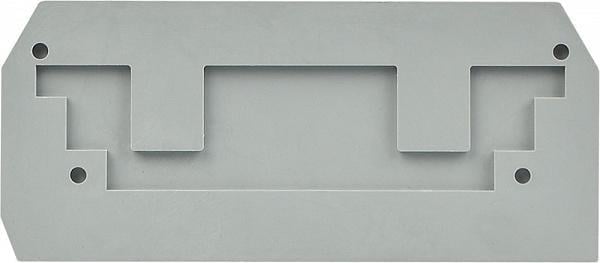 Пластина боковая для наборных клемм АСКО-Укрем JHN1-10 Cерый (A0130030011)