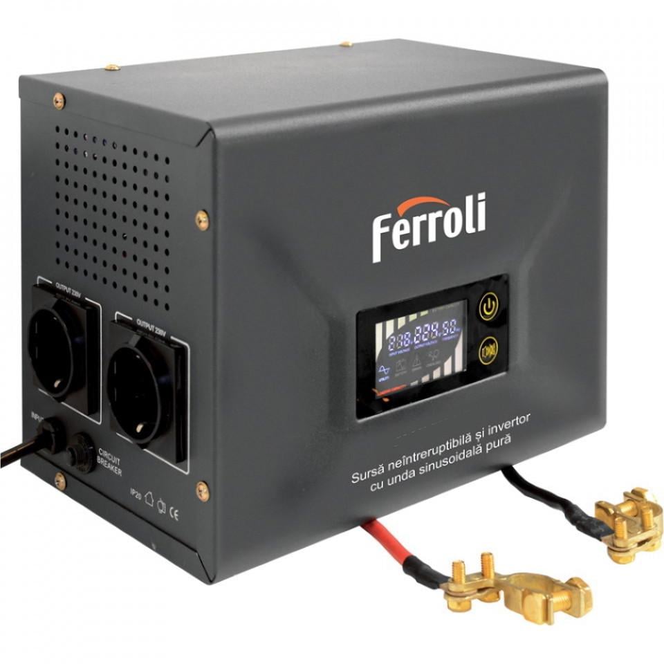 Джерело безперебійного живлення Ferroli Guard 500 300W чистий синус з функцією AVR (63ca965a) - фото 1