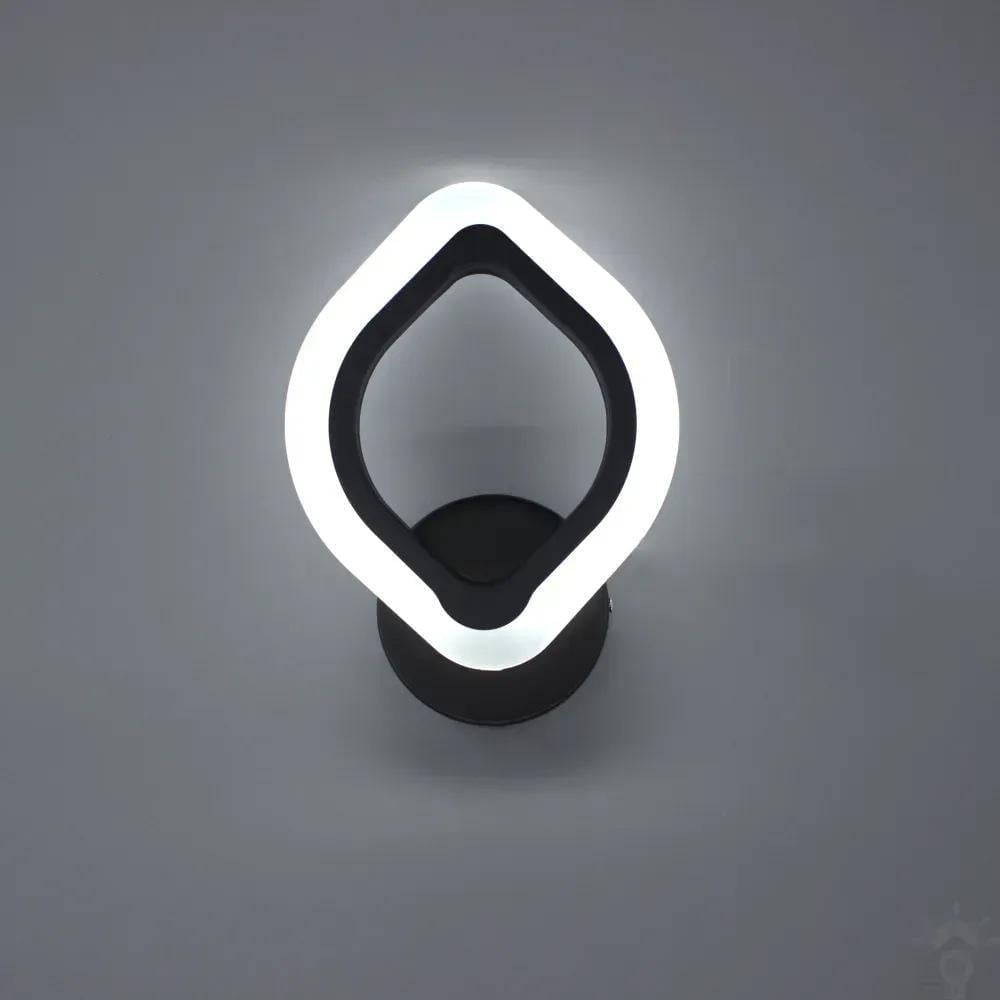 Бра светодиодное ESLLSE AZALIA LED управляемое 12 Вт 168x235x45 мм Черный (00000122596)