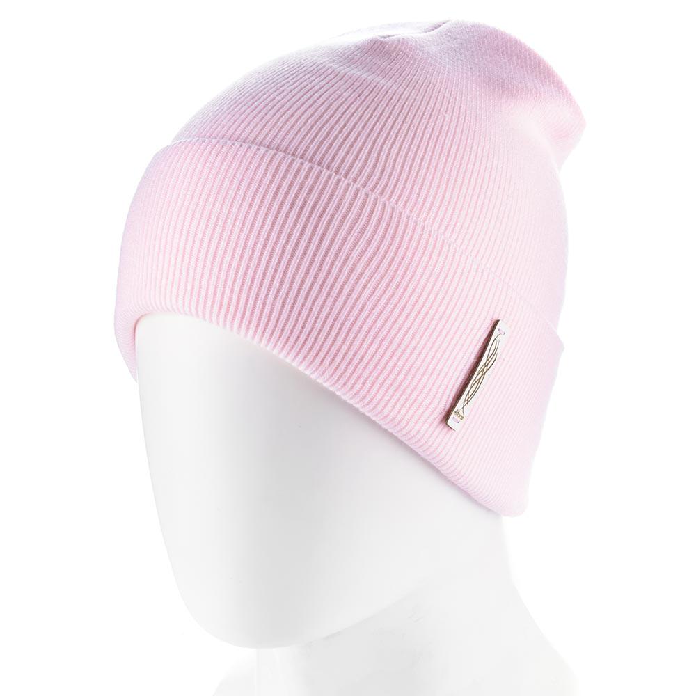 Шапка бини из вискозы Zolly UH846 one size Розовый