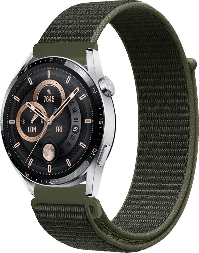 Ремешок нейлоновый Sport Loop для Huawei Watch GT3 46 мм Khaki (16553-17)