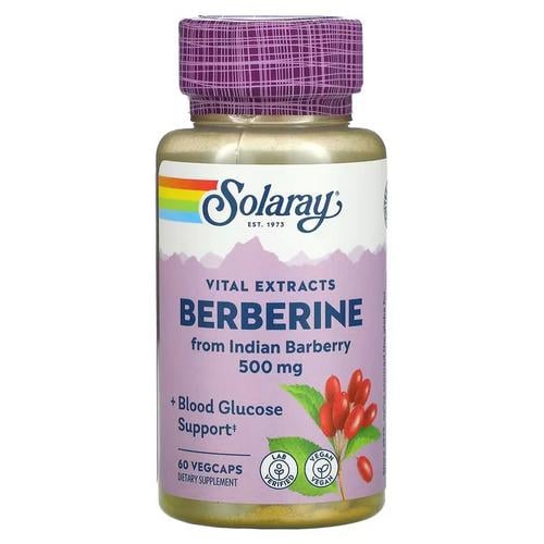 Берберин Solaray Berberine 500 мг 60 veg capsules (SOR-47705)