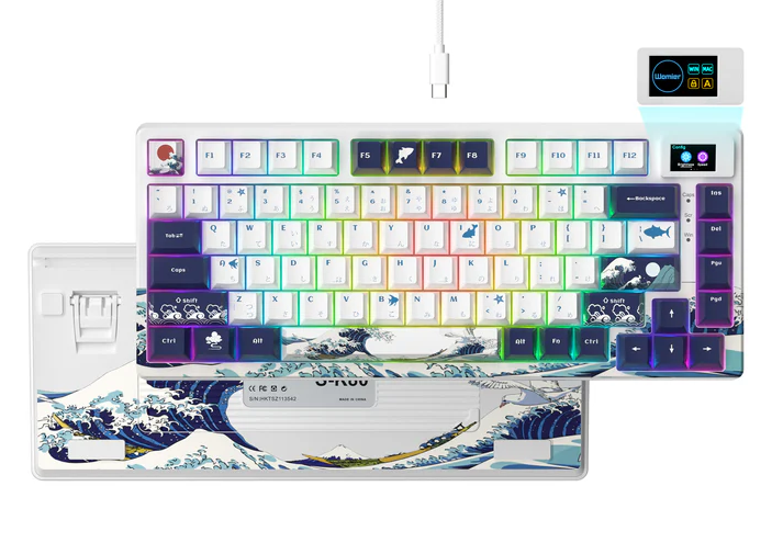 Клавіатура механічна Womier S-K80 з Outemu White Switch (2566792896) - фото 2 Клавіатура механічна Womier S-K80 з Outemu White Switch (2566792896) - фото 2