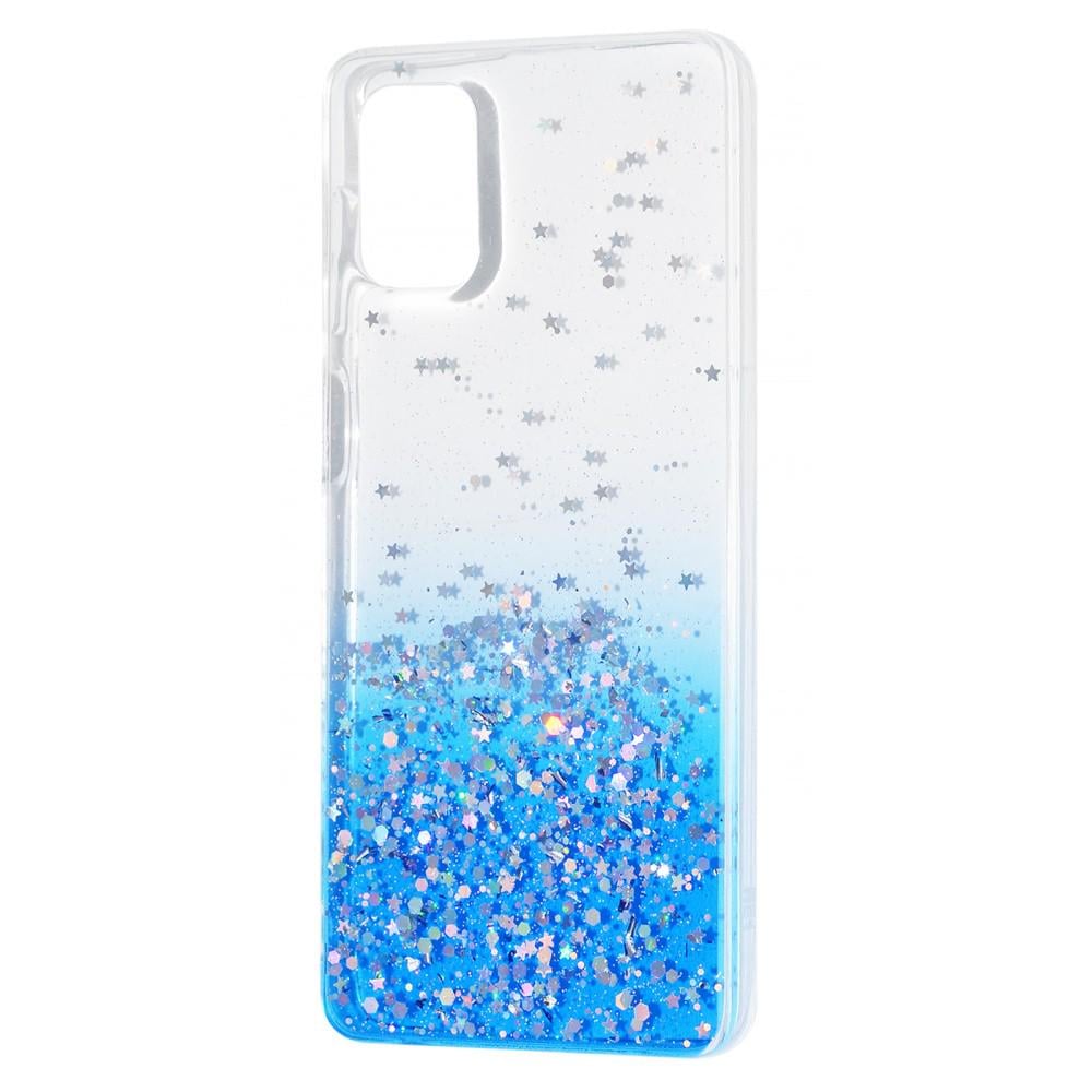 Чехол с камнями и блёстками WAVE Confetti Case (TPU) Samsung Galaxy M51 (M515F) white - фото 4