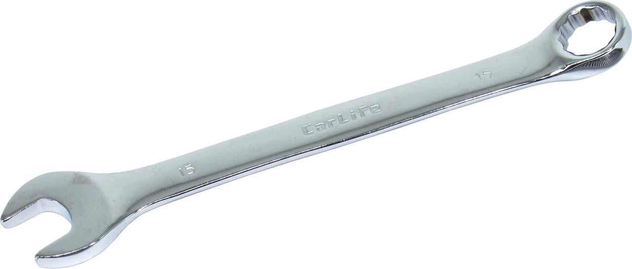 Ключ рожково-накидной CarLife с держателем 15 мм (WR4015) Ключ рожково-накидной CarLife с держателем 15 мм (WR4015)