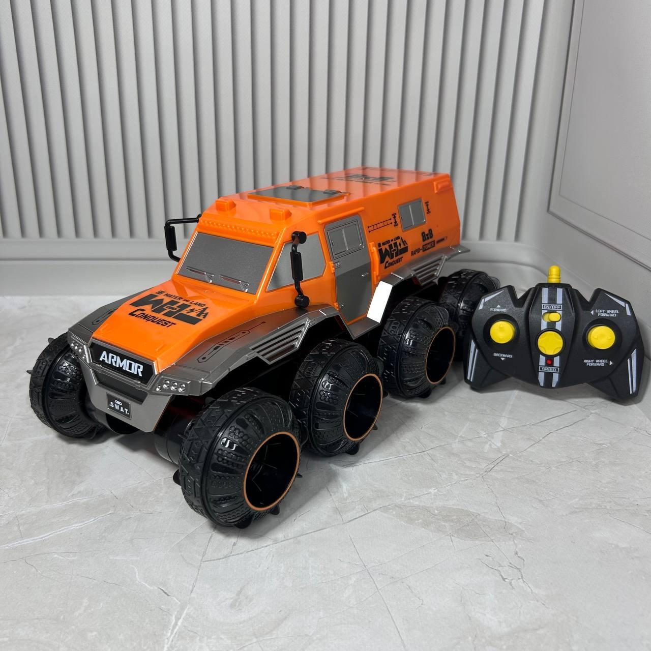 Машинка амфибия с пультом радиоуправления UD 2226 A на аккумуляторе Оранжевый (2638130074)