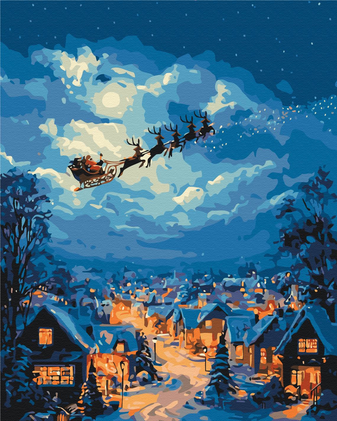 Картина за номерами Brushme Наближається свято 40x50 см (BS54521)