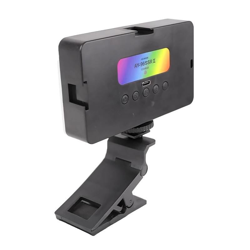 Лампа накамерна LEDRIAS AY-96JSSR RGB з акумулятором 8W (3_06662) - фото 3 Лампа накамерна LEDRIAS AY-96JSSR RGB з акумулятором 8W (3_06662) - фото 3