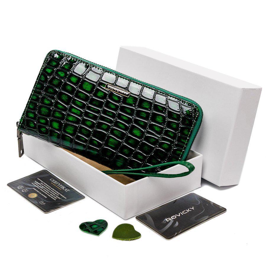 Кошелек женский кожаный LORENTI 76119-ZS-0260 Зеленый