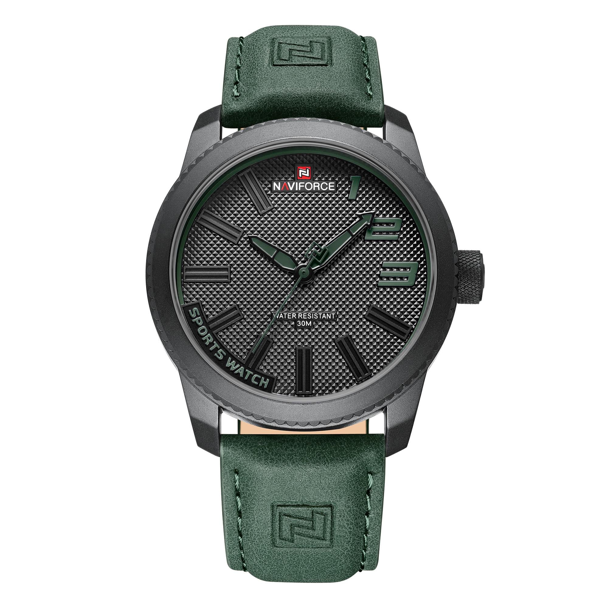 Часы наручные мужские Naviforce Razer Pro Green (1238)