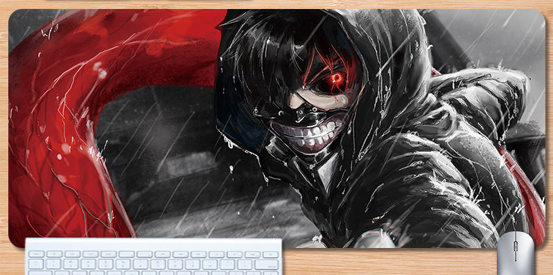 Коврик для мышки с Аниме принтом Tokyo ghoul 800х300х3 мм (0207)