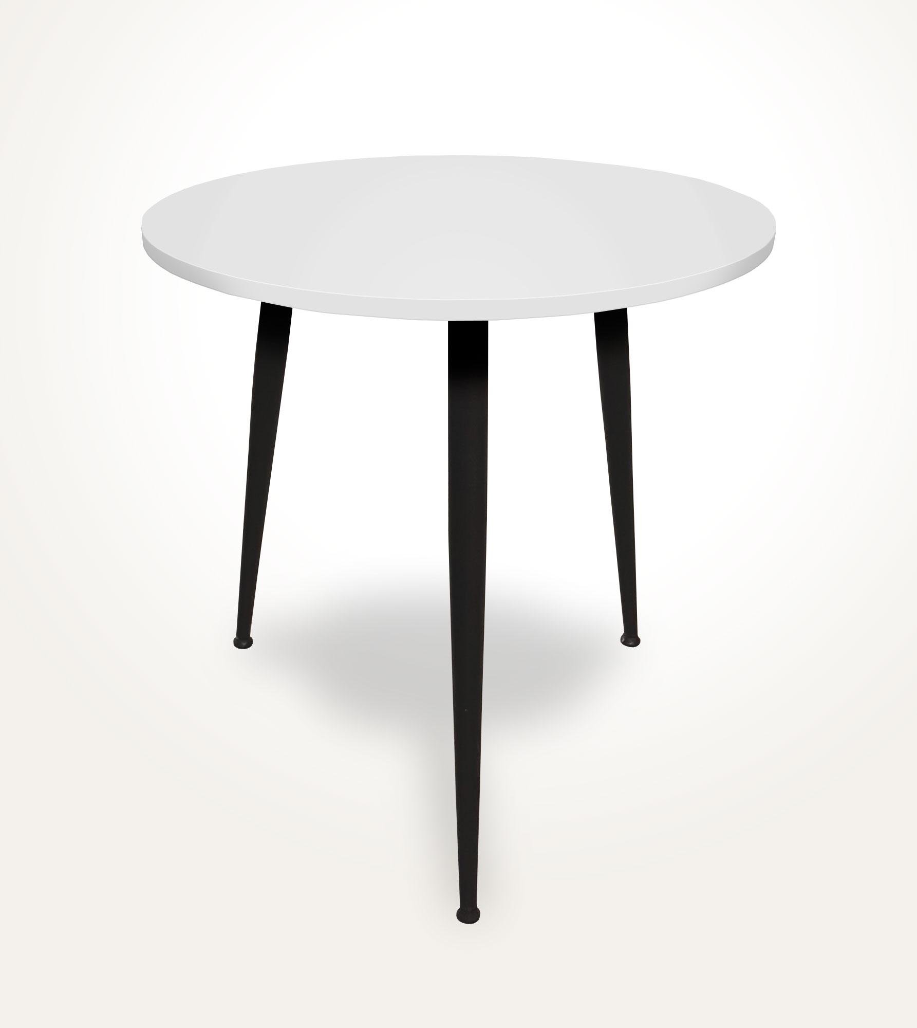 Обеденный стол Fusion furniture Раунд 675 Черный/Белый Обеденный стол Fusion furniture Раунд 675 Черный/Белый