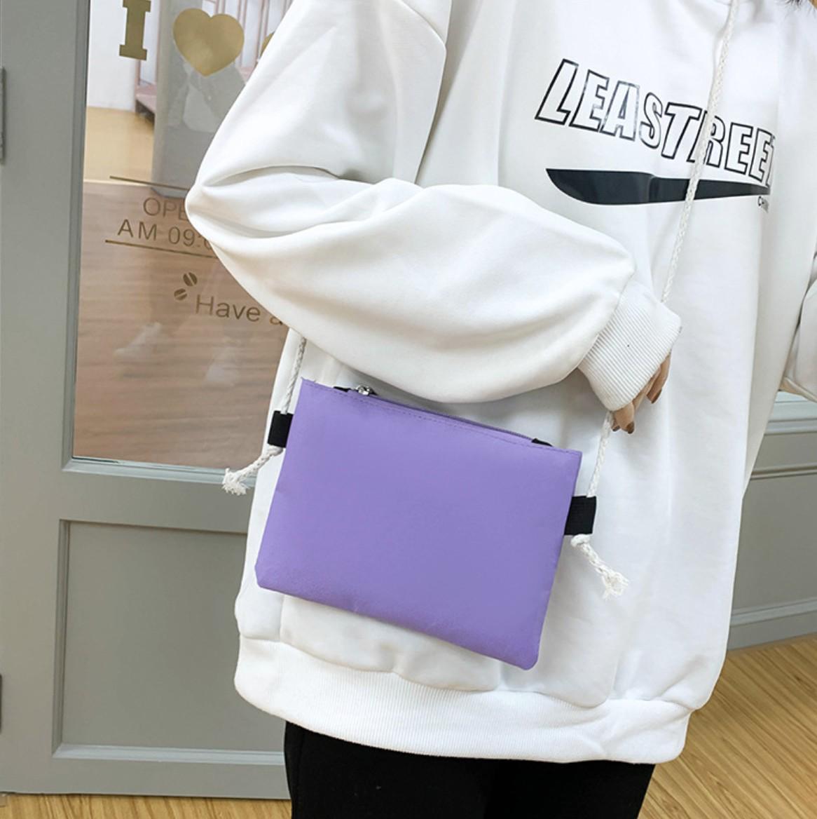 Рюкзак шкільний для дівчинки 4в1 CLBDBAG 1195 шоппер/пенал/сумочка Фіолетово-білий (DR016811) - фото 3