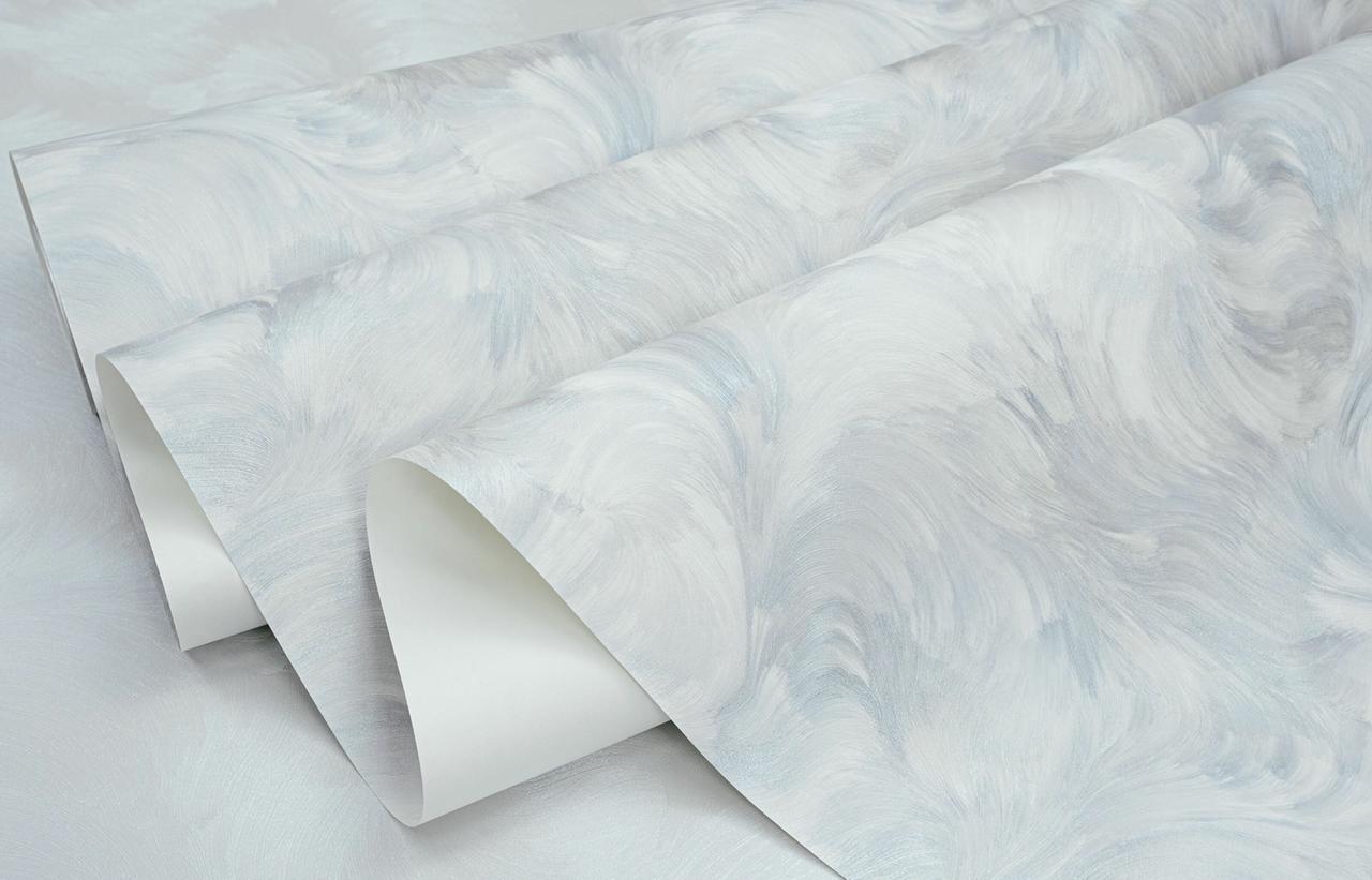 Обои флизелиновые SINTRA Galactic 255421 Противень винил горячего тиснения 1,06х10,05 м Серый