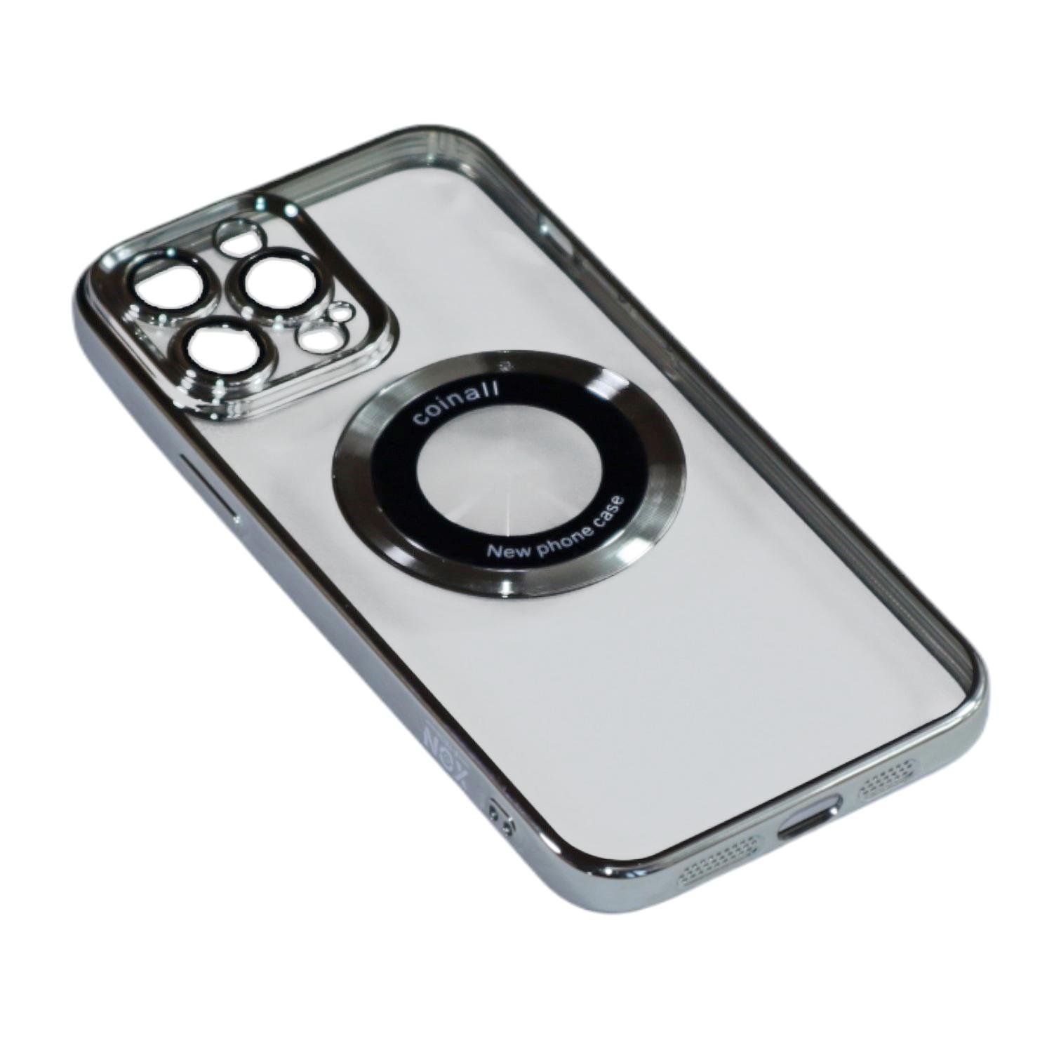 Магнитный чехол XON PhoneCase Magnetic для iPhone 13 Pro Max (PCMC1113400G 68079) Серый/Прозрачный Магнитный чехол XON PhoneCase Magnetic для iPhone 13 Pro Max (PCMC1113400G 68079) Серый/Прозрачный