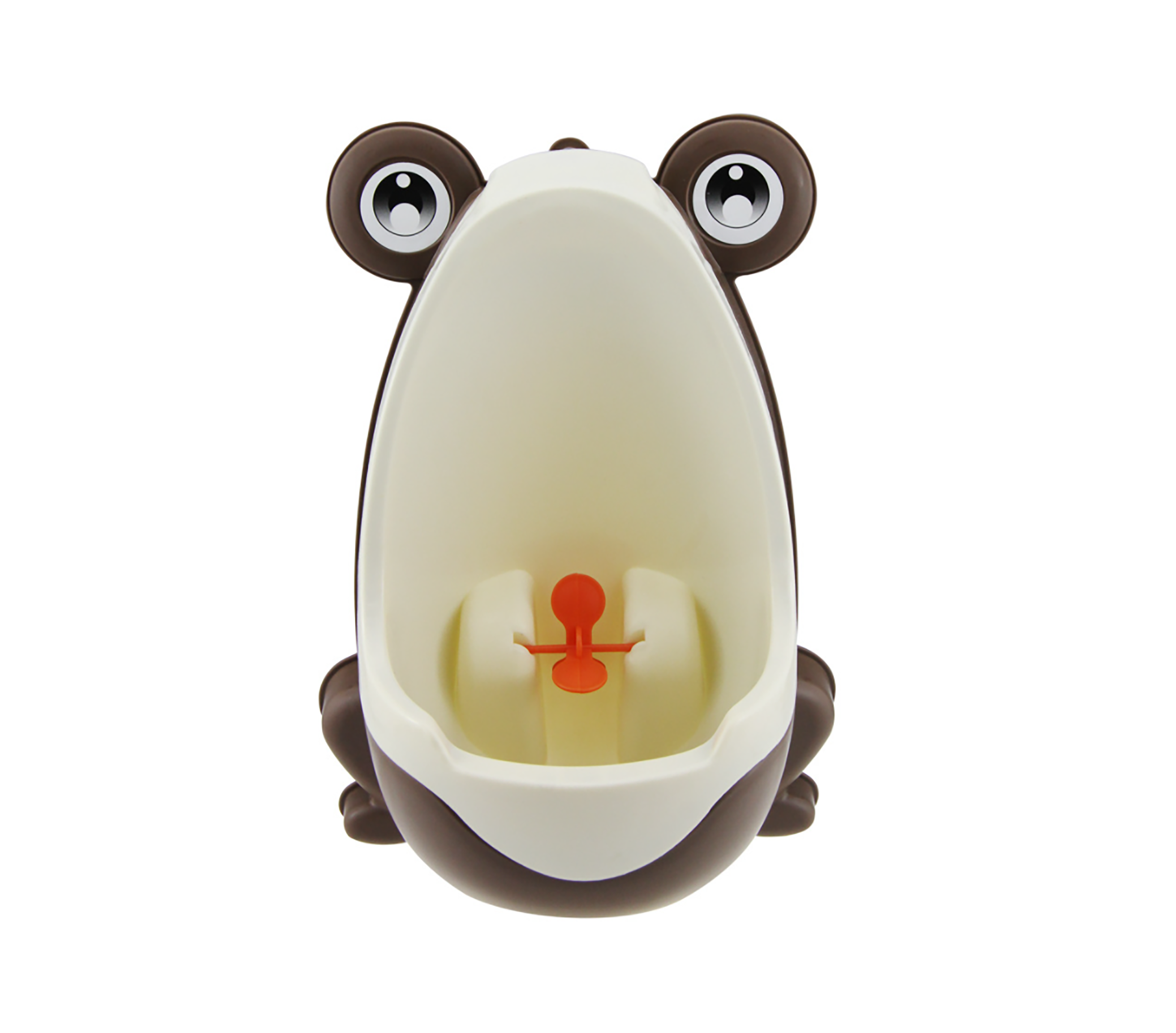 Настенный вертикальный писсуар SUNROZ Potty Training Game для мальчиков с мишенью Коричневый (SUN5768)