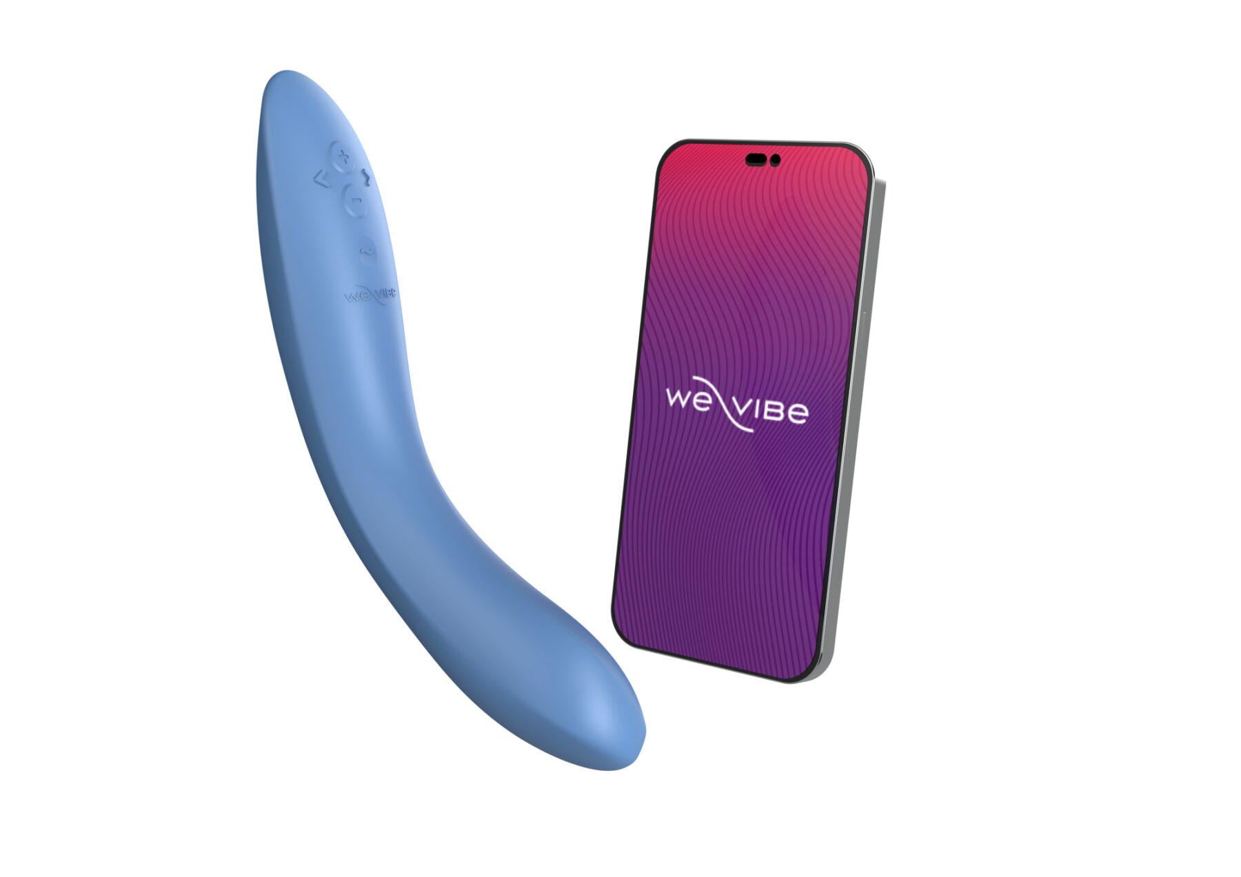 Вибратор смарт We Vibe Rave 2 Twisted Pleasure Blue