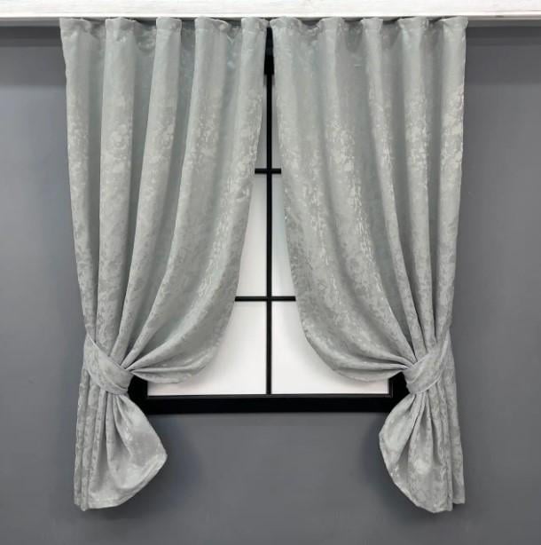 Комплект штор коротких Pavliani ХО 1,3х1,7 м 2 шт. Светло-серый (1263ш 35-0200)