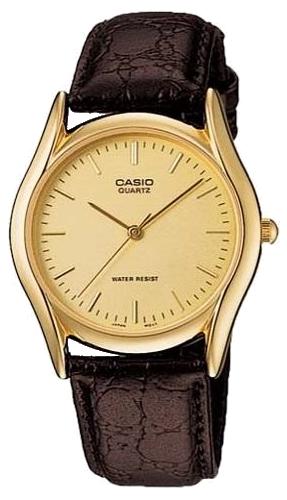 Годинник жіночий Casio LTP-1094Q-9A мінеральне скло золотистий циферблат