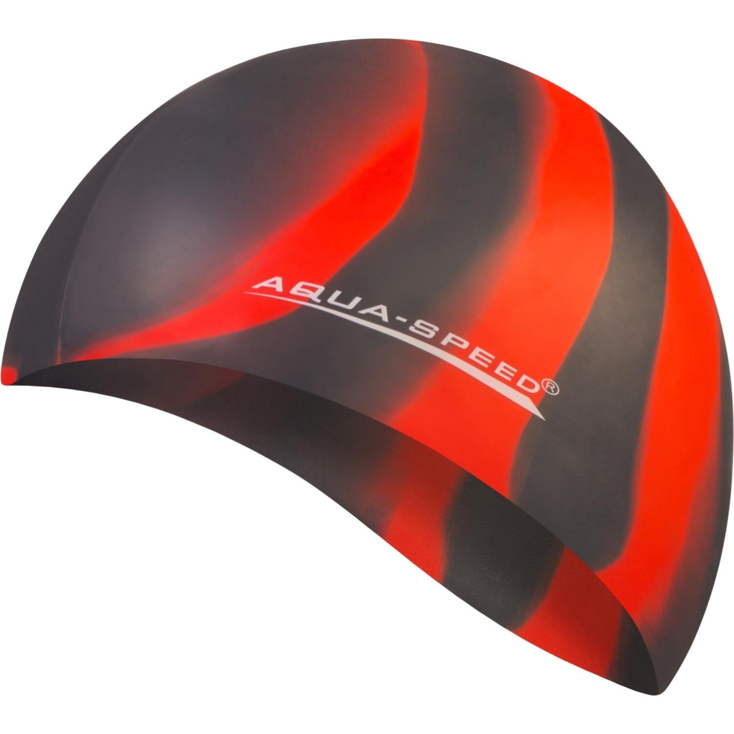 Шапочка для плавания Aqua Speed BUNT Красно-черный (113-38) Шапочка для плавания Aqua Speed BUNT Красно-черный (113-38)