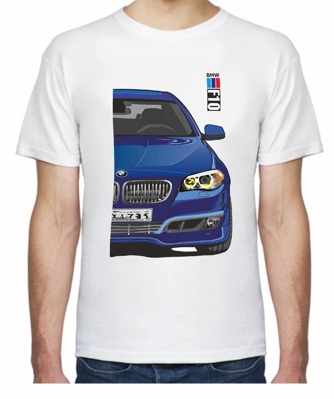 Футболка мужская Avtolife BMW F10 Stock F 305510 XXL Белый (2494944354)