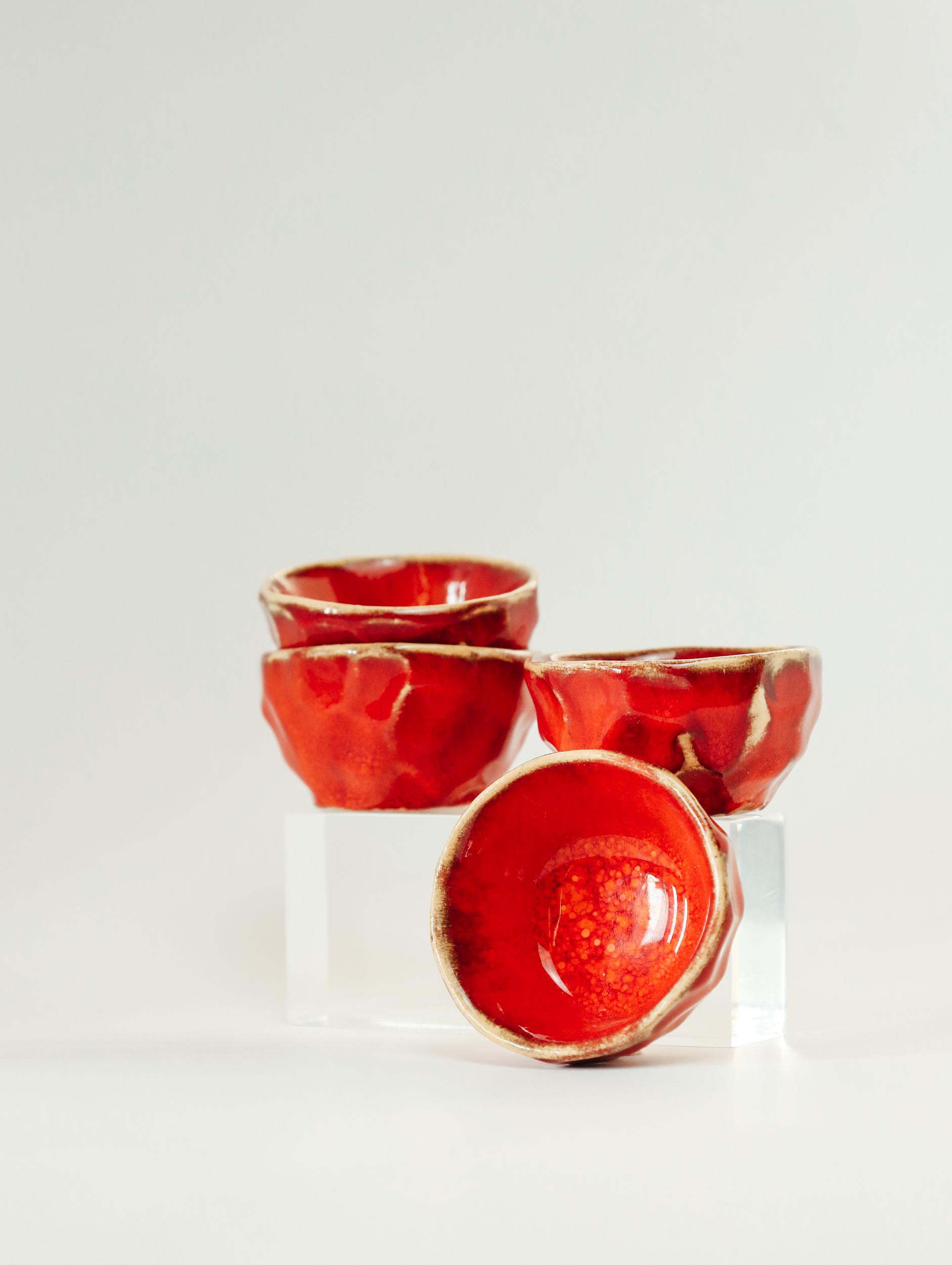 Піала чайна Лава міні ручної роботи (CUP-021) - фото 2 Піала чайна Лава міні ручної роботи (CUP-021) - фото 2