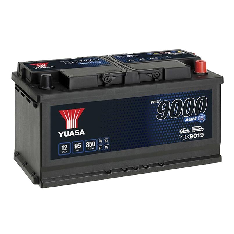 Аккумулятор Yuasa 12V 95Ah AGM Start Stop Plus YBX9019 (YBX9019)