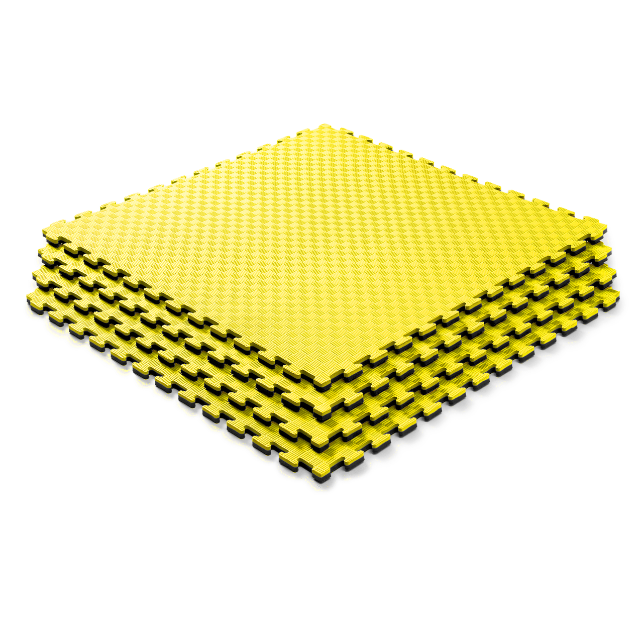 Мат-пазл ластівчин хвіст WCG EVA 100х100х2 см Жовто-чорний (2666184281)