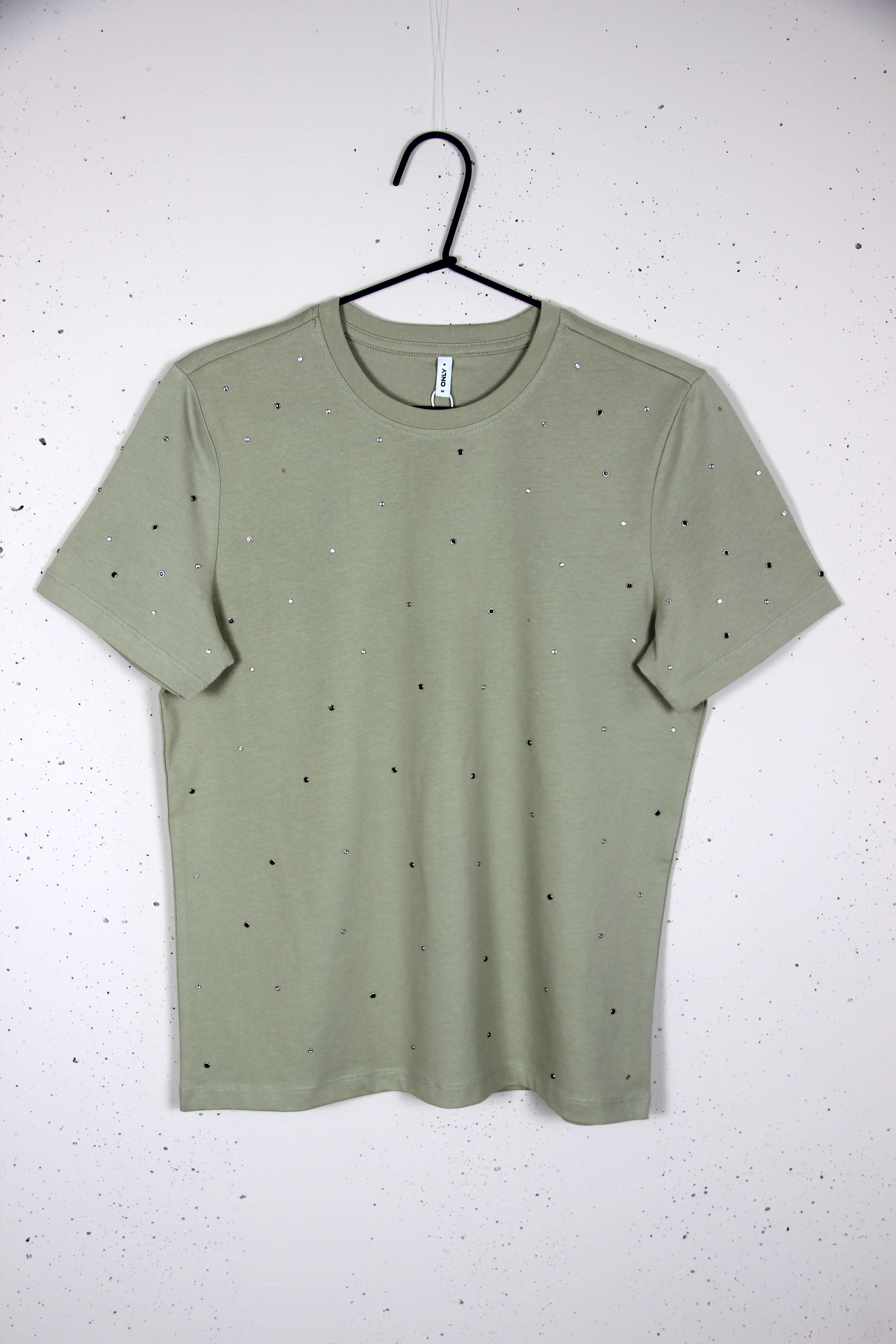 Футболка VILA 15342984 M Хаки