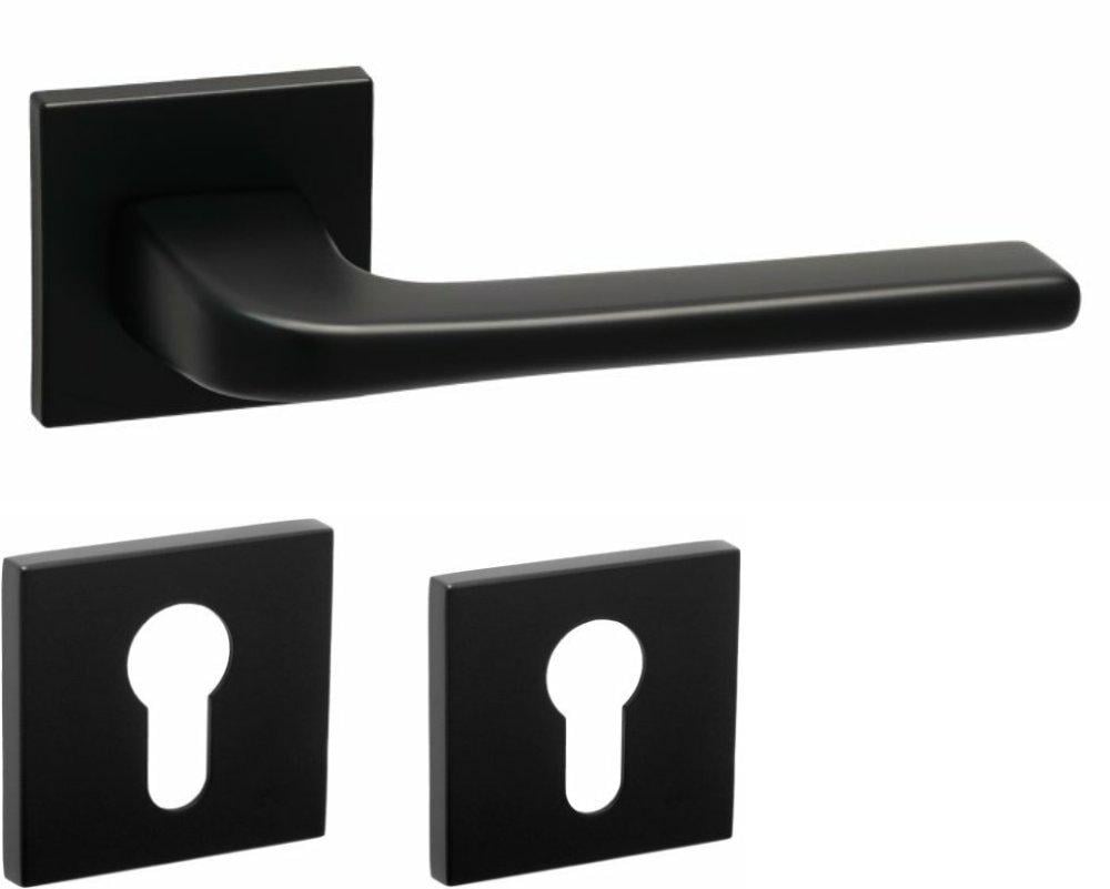 Ручки Safita Comfy HS LT MB накладка під циліндр Чорний матовий (15325pz)