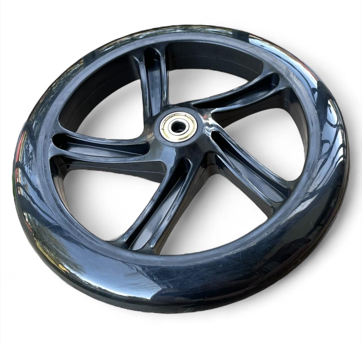 Колесо для самоката PU з підшипниками 608 200х40 мм Чорний - фото 2 Колесо для самоката PU з підшипниками 608 200х40 мм Чорний - фото 2