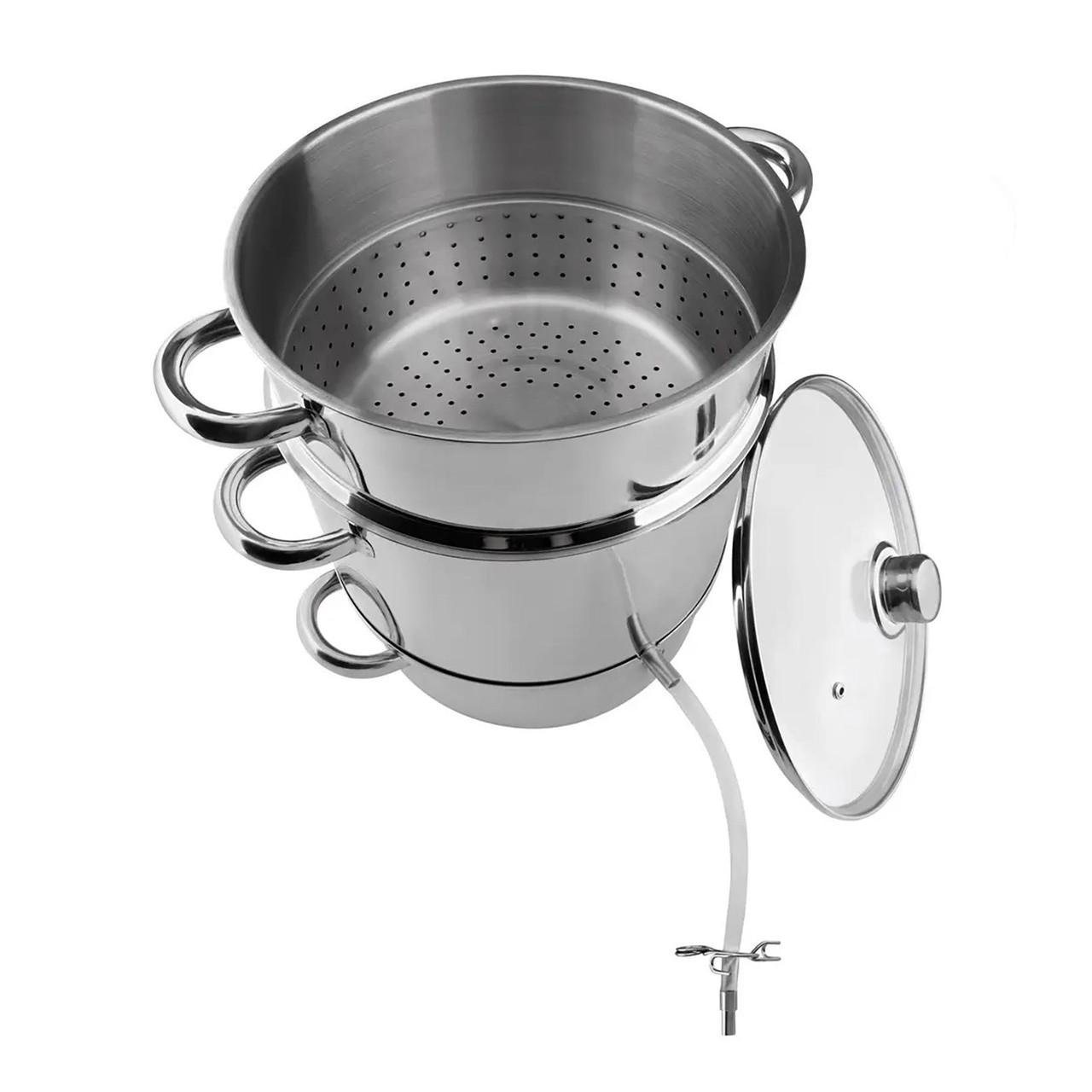 Соковарка из нержавеющей стали A-PLUS 8 л ø 26 см - фото 3 Соковарка из нержавеющей стали A-PLUS 8 л ø 26 см - фото 3