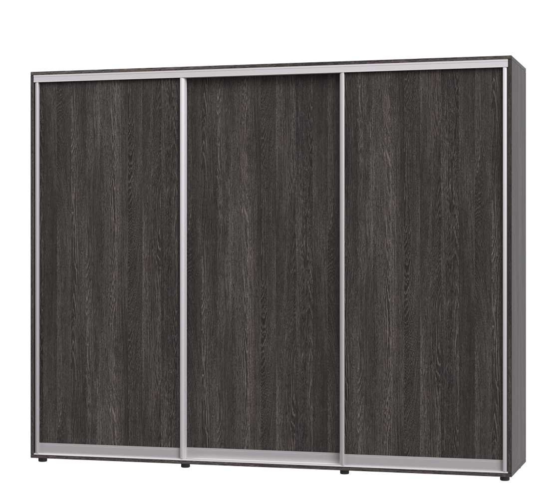 Шафа-купе тридверна Еверест ШК-04 260х60х220 см Венге аруша (07293)