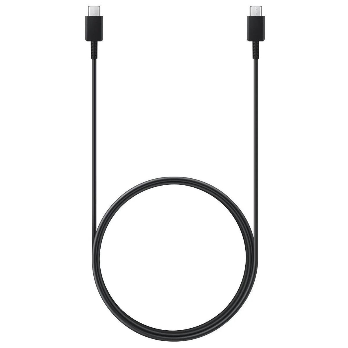 Кабель зарядный USB-C — USB-C 3А, 1 м, чёрный (шнур Type-C для смартфона) (1010936-Black)