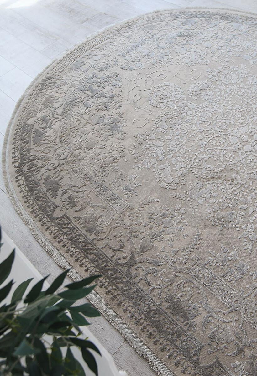 Ковер акриловый Taboo g980b овал 200x400 см Grey (73212040)