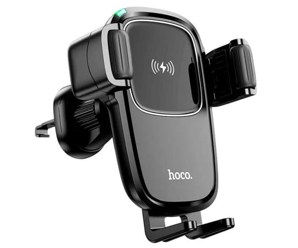 Тримач автомобільний Hoco HW1 15W 2A з функцією безпровідної зарядки Black