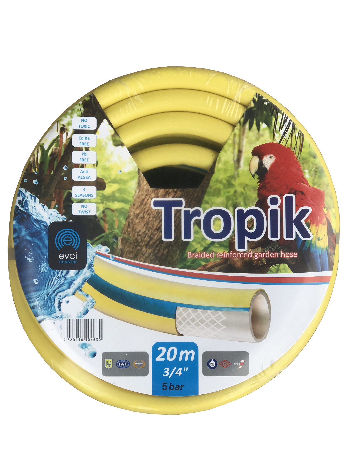 Шланг для полива Evci Plastik Tropik 3/4" 20 м