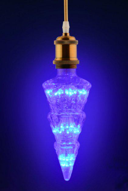 Лампа светодиодная HOROZ ELECTRIC 001-059-0002-030 2W Blue E27 Pine 360° (36486438)