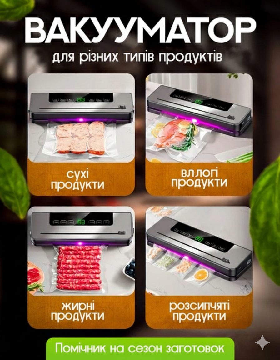 Вакууматор бытовой для продуктов (Key-000134) - фото 3