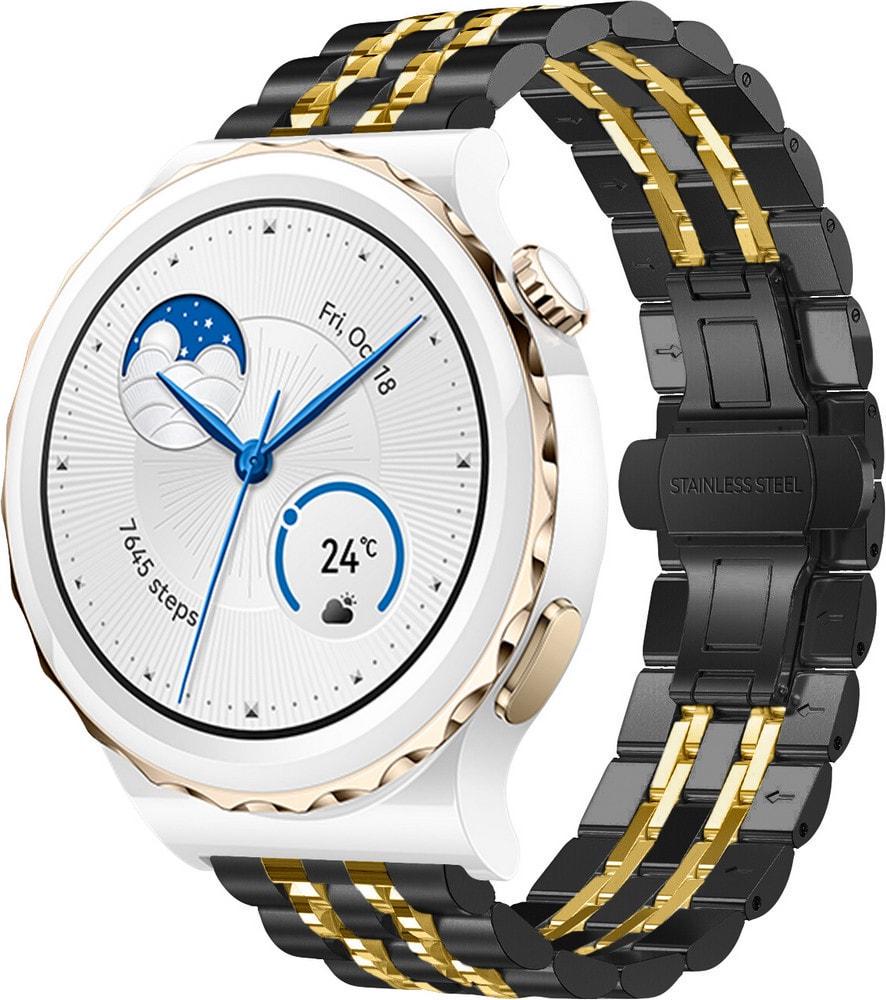 Браслет металлический Spinye Line для Huawei Watch GT3 Pro 43 мм Black Gold (37989-02)