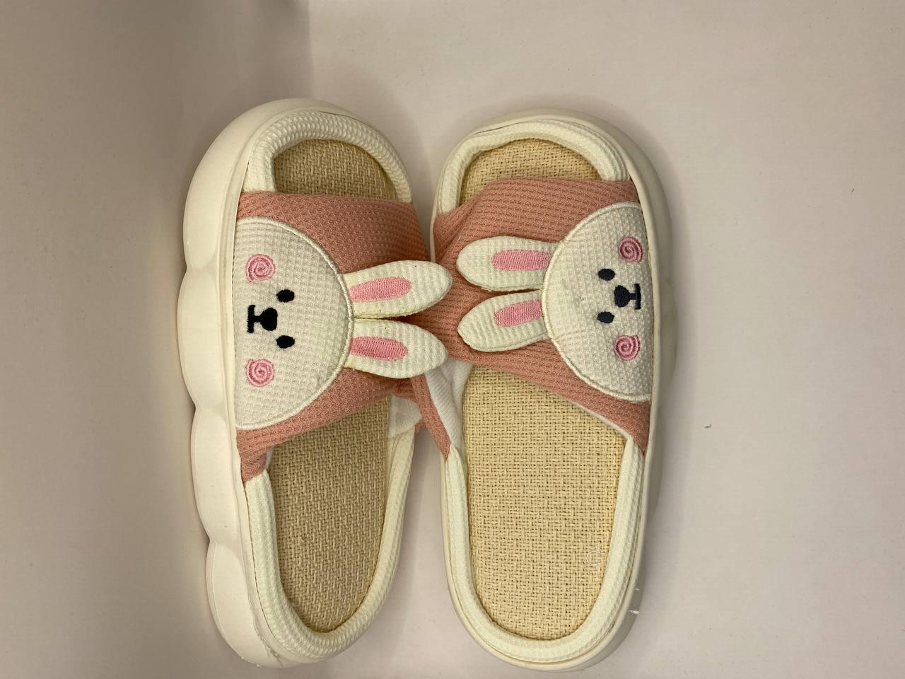 Тапочки домашние на платформе Four Seasons с мультфильмом Diablement Fort Floor Slippers р. 38-39 Розовый (30714805)