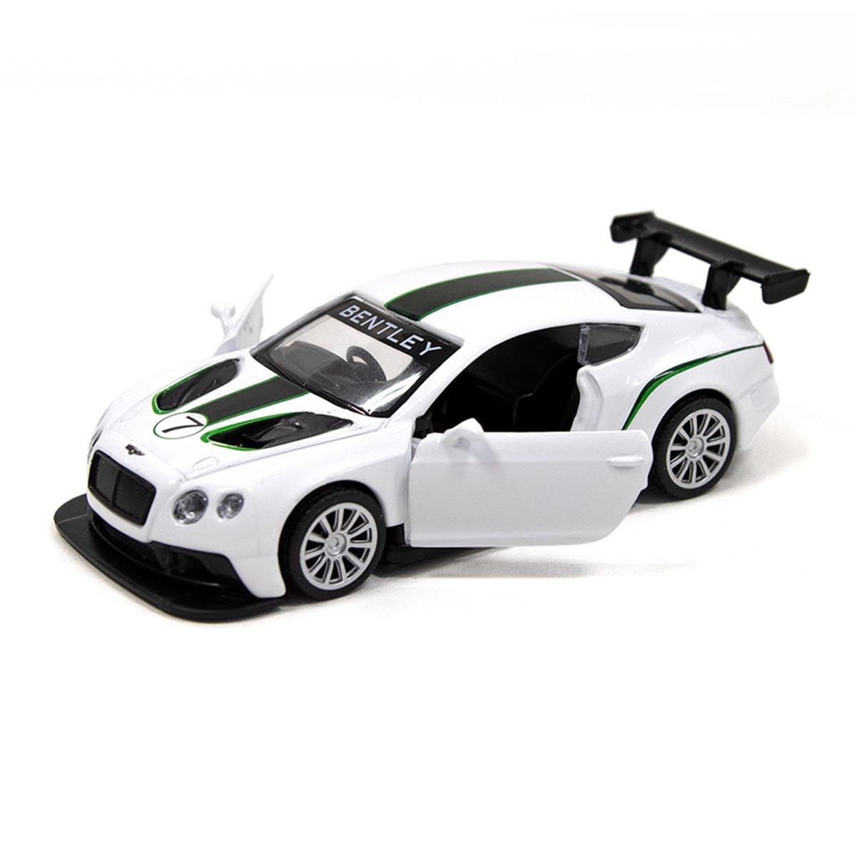 Автомобіль модельний bentley continental gt3 Білий (MTT-192070)