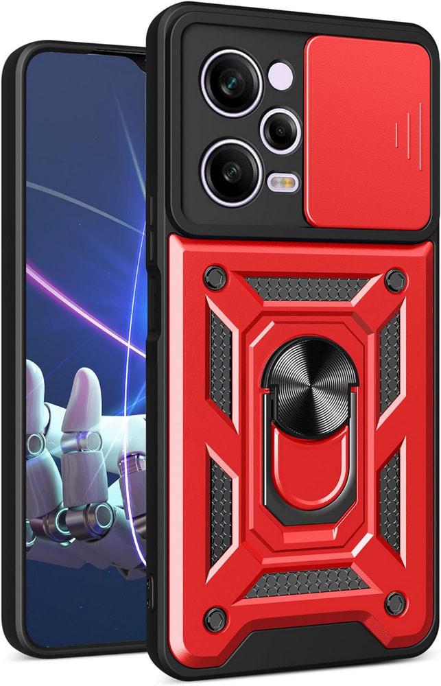 Чехол с защитой камеры 3DGuard Xiaomi Redmi Note 12 Pro+ 5G Red (34717-2D)