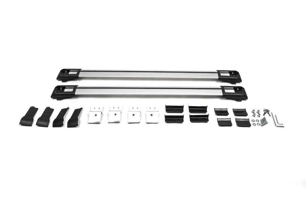 Перемычки на рейлинги под ключ WingBar Черный Erkul для Skoda Yeti 2009-2017 гг. алюминий/пластик Серый