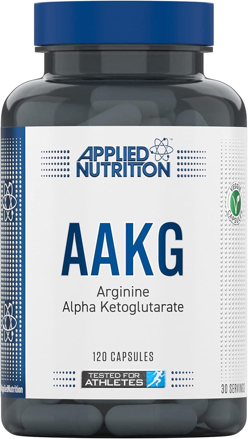 Аргинин Applied Nutrition AAKG ARGININE ALPHA KETOGLUTARATE 120 вег. коп.