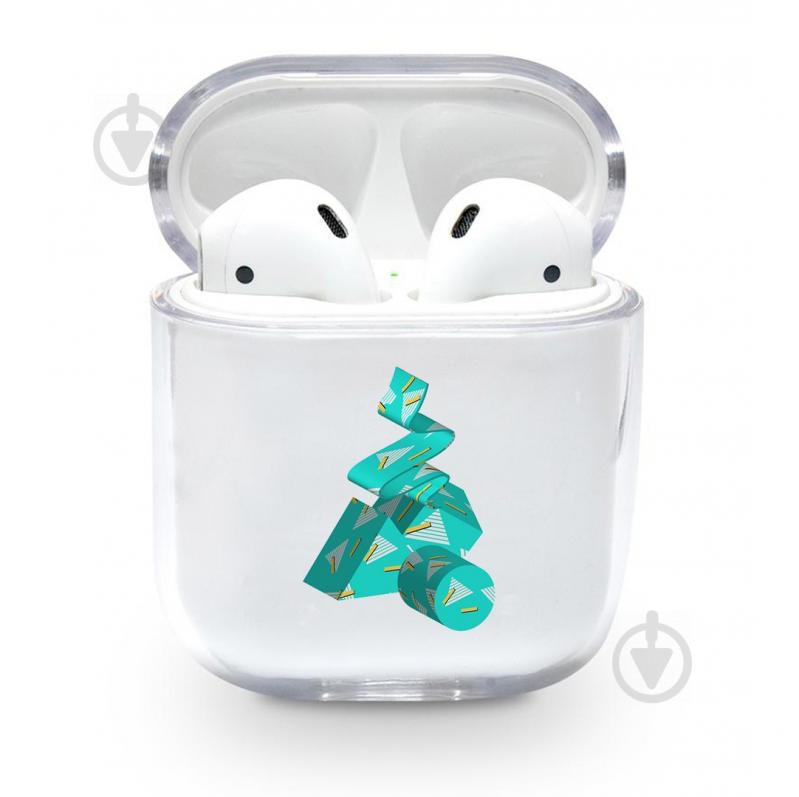 Прозрачный силиконовый чехол Apple AirPods с рисунком - Figures (KAP1128)