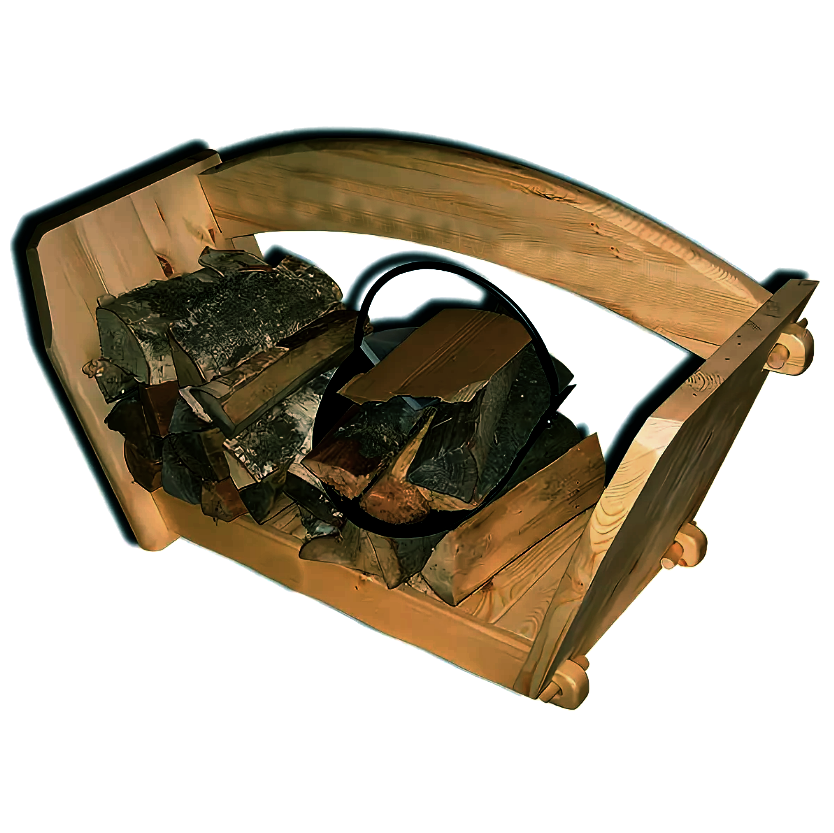 Дровница для бани из дерева Саргода Мускат (ДРБ-001107)