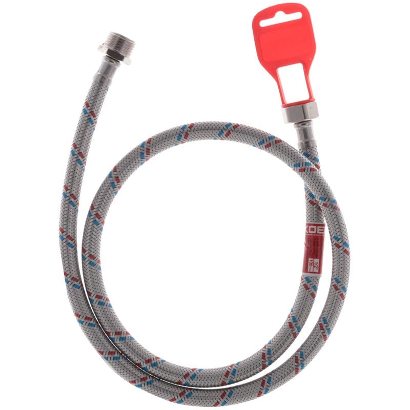 Шланг для подключения воды гибкий KOER KR0267 100 см 1/2"x1/2" ЗВ (81636)