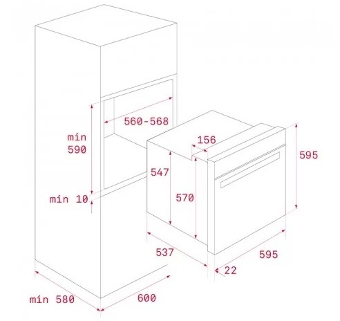 Електрична духова шафа Teka HLB 8400 P WH 111000007 Біле скло - фото 4